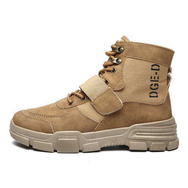 

men's winter shoes tactical boots desert autumn and winter boots men outdoor for men breathable wearable hunting, Black