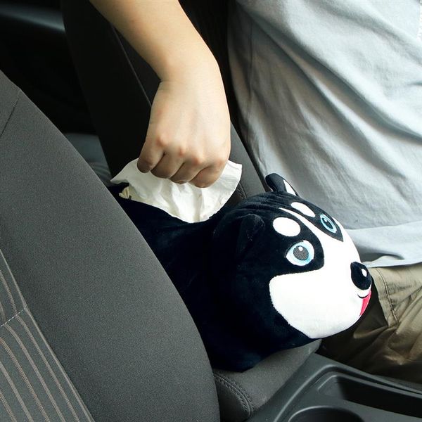 

new universal car armrest box tissue box creative cartoon cute tissue car interior products accessories