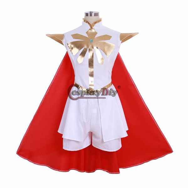 

she-ra: princess of power cosplay costume princess she ra dress cloak outfit suit l321, Black