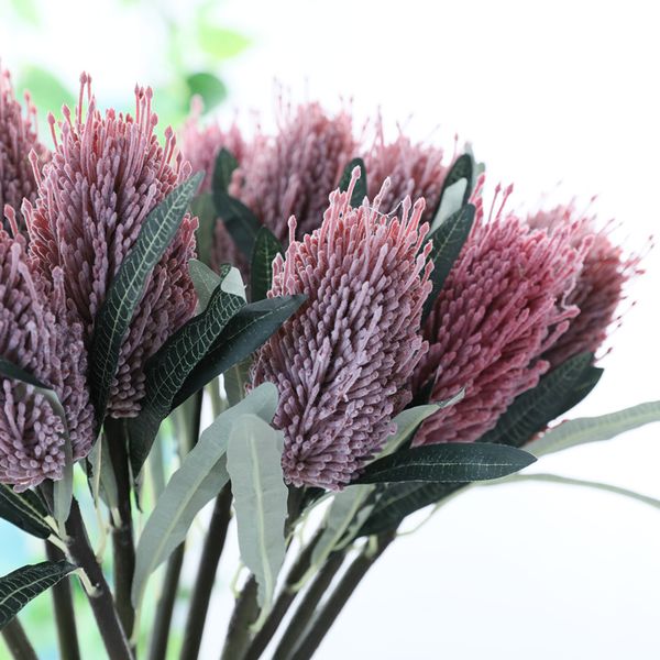 

new phoenix flower plastic artificial flowers fleur artificielles for home wedding decoration fake torch flower