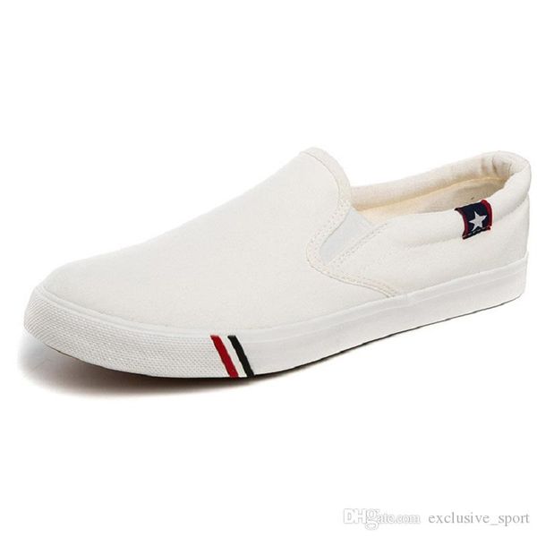 

mens lazy casual shoes black white blue breathable canvas shoe men trainers sports sneakers 40-46 wholesale