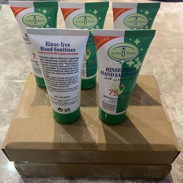 

5 флаконов 50 мл средства индивидуальной защиты 75% спирта свободной рукой дезинфицирующее основная дезинфицирующие поставок спирта дезинфиц, Silver