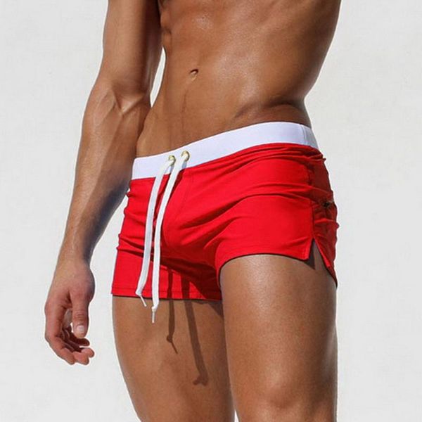 

2020 swimwear men crack swimming trunks sunga swimsuit mens swim briefs beach shorts mayo de praia homens maillot de bain