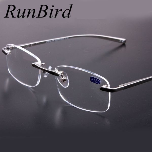 

новый бренд мода очки для чтения без оправы женщины мужчины oculos de grau легкие очки +1.25, +200, +250, +300, +3.50, White;black