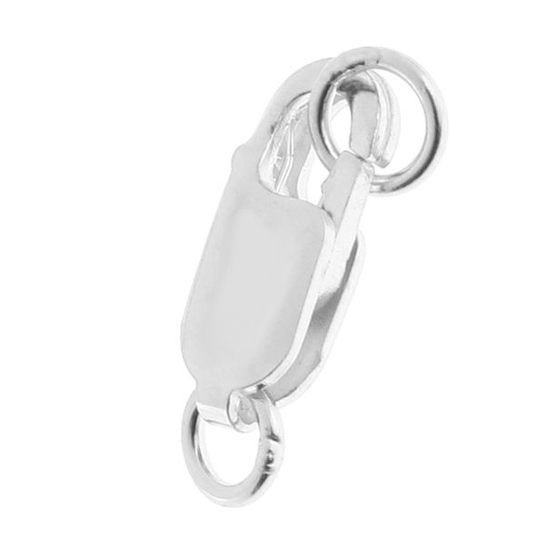 

1pc lobster claw clasp with two open jump rings for craft jewelry making