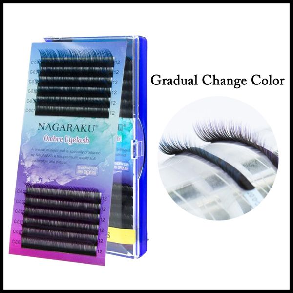 

epack gradual change color mink eyelash extension individual eyelashes natural eyelashes make up fake false eyelashes eyes makeup