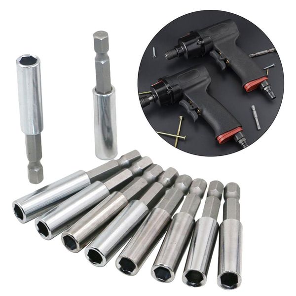

hex magnetic screwdriver bit holder 60/75/100/150mm quick change extension tip bar tools holder tool drill bits