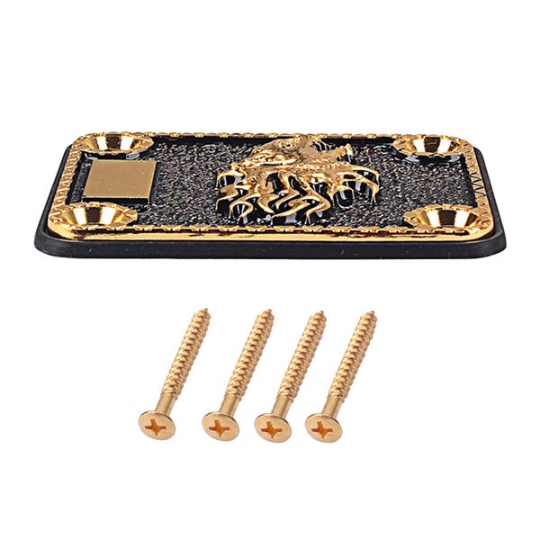 

zinc alloy electric guitar neck plate for strat telecaster tele guitar accessory