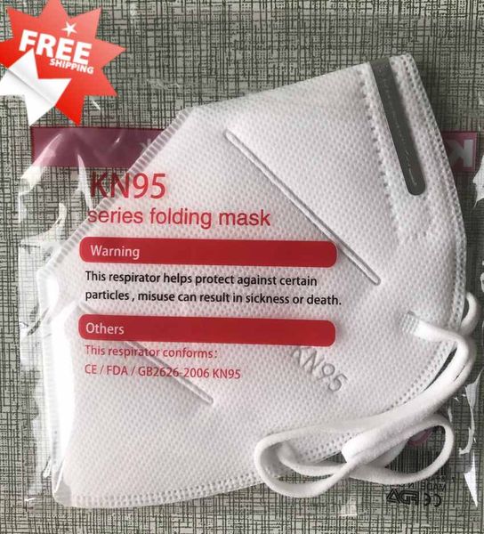 

Оптовый запас DHL Free Ship 200 шт. / лот одноразовая маска для лица N95 маски многоразовые Антипылевые анти-туман KN95 маска для лица вертикальный складной нетканый материал