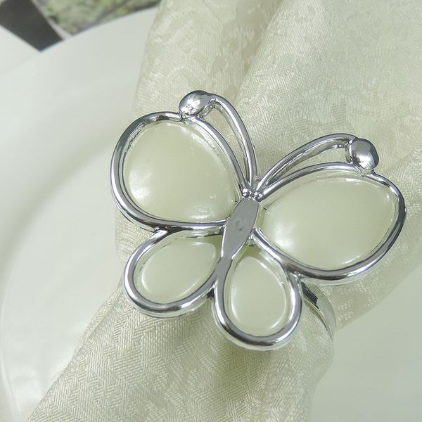 

butterfly napkin ring metal napkin holder for l wedding banquet table decoration