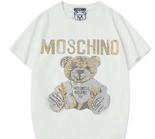 

2019 luxury new fa hion men de igner t hirt clothe hip hop cartoon bear t hirt men and women t hirt ca ual cotton o neck tee