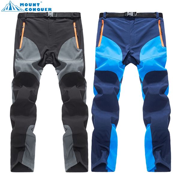 

mount conquer 2017 men's summer quick dry pants outdoor sports breathable hiking camping trekking fishing climbing trousers, Black;green
