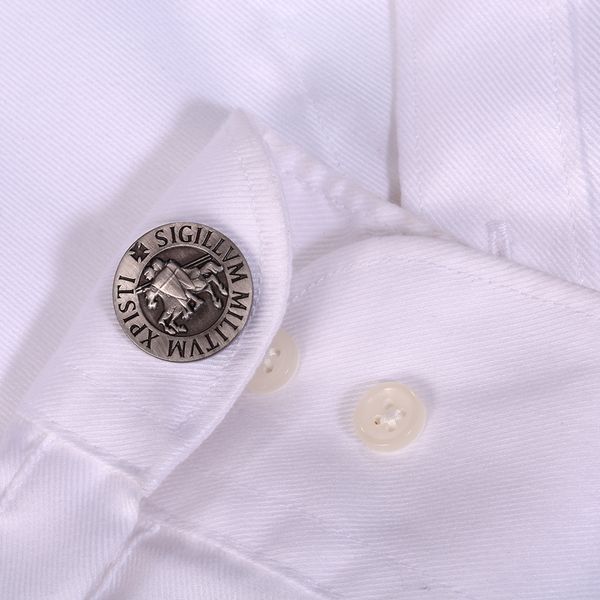 

masonic knights templar seal pin / cufflinks / tie clip
