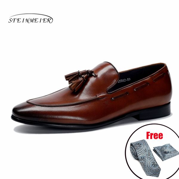 

men genuine leather dress shoes mens italian design black calf slip on pointed toe wedding business shoes