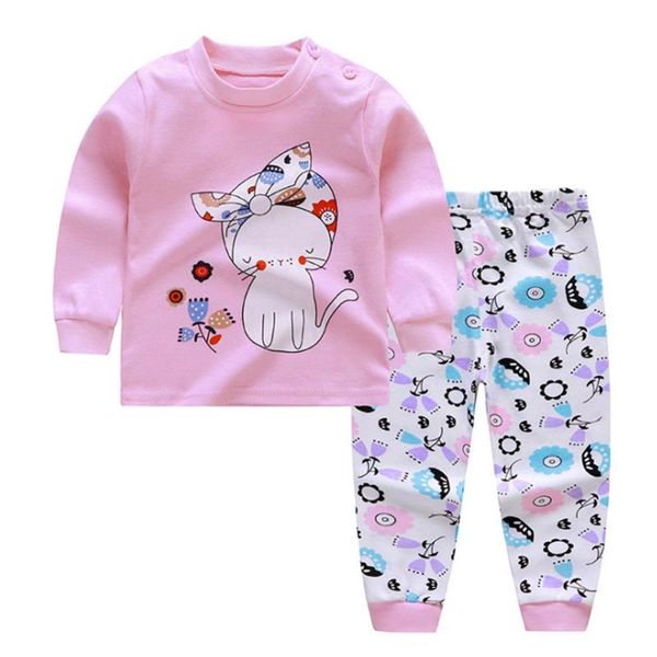 

2020 весна unisex новорожденные одежда new born комбинезоны младенца мультфильм хлопок одежда для мальчиков полосатый tshirt baby набор одеж, White