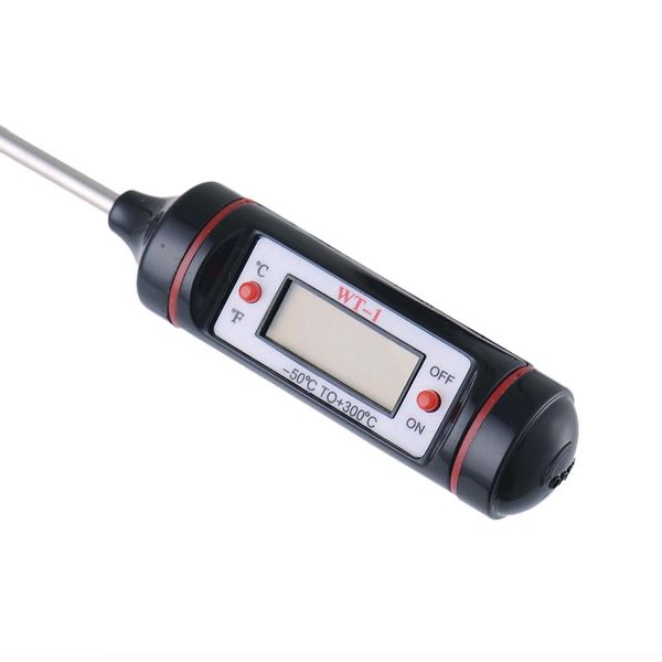 

portable digital kitchen thermometer bbq meat water oil cooking electronic probe food oven thermometer wt-1 with tube