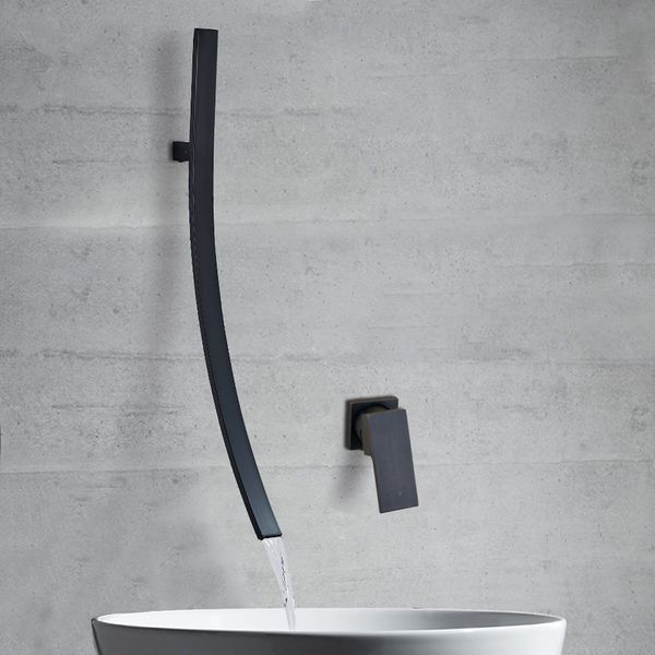

black bronze/chrome bathtub faucet mixer basin tap shower waterfall long spout tub bathroom faucet and cold water mixer
