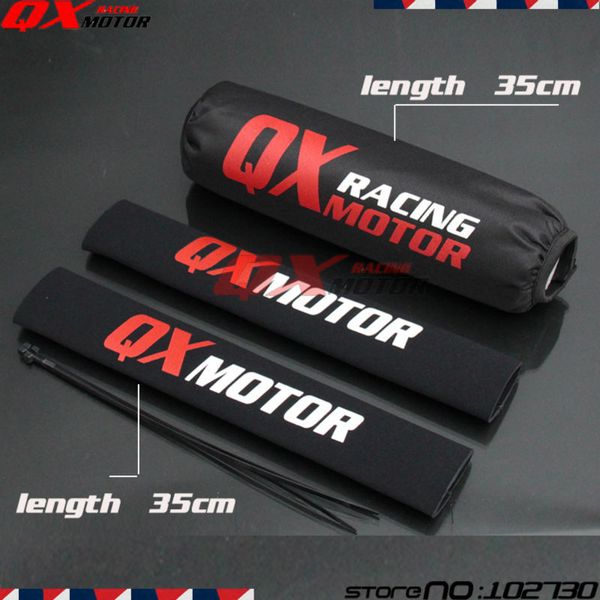 

35cm front fork protector + rear absorber guard wrap cover for crf yzf klx dirt bike motorcycle atv quad motocross