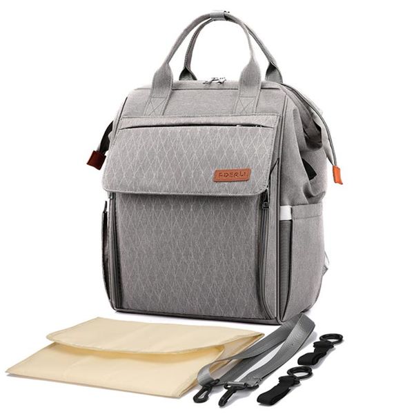 

diaper bags usb charging device is set outside to dry and multi-function and large-capacity diaper bag for mothers