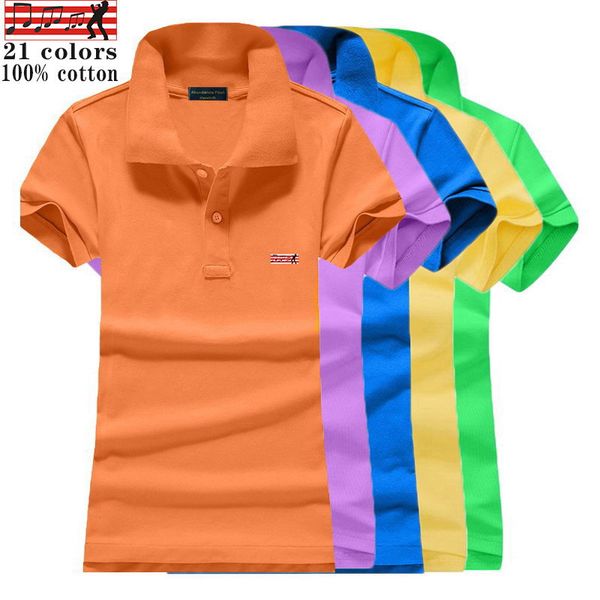 

вышитые привет май лето мужчины женщины рубашка с коротким рукавом две пряжки лацкан прямая талия 100% хлопок fit футболка топы тройник, White