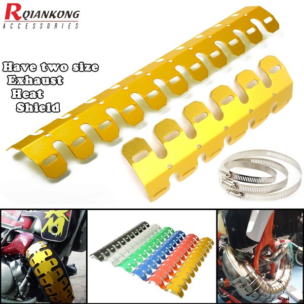 

motorcycle exhaust muffler pipe leg protector dirt bike heat shield for ktm 125exc 200exc 250exc/excr 300 400exc 450exc 350excf