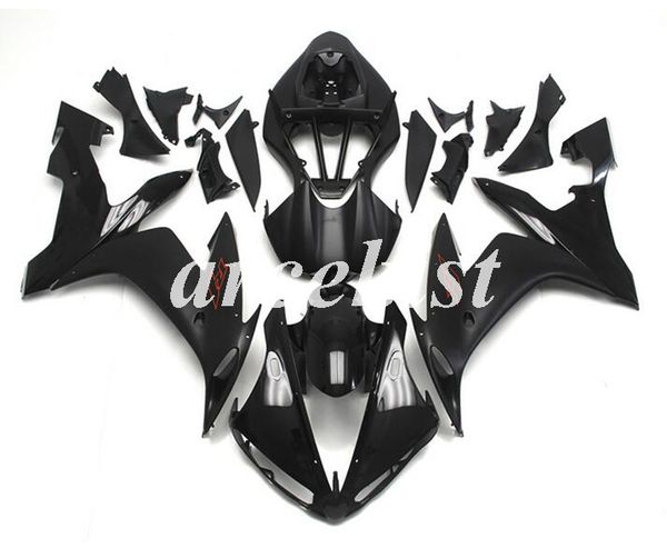 

injection mold new abs motorcycle full fairings kit fit for yamaha yzf-r1 2004 2005 2006 04 05 06 bodywork set black matte custom