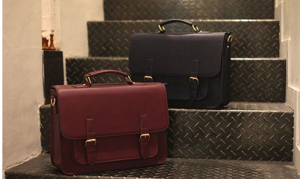 

new korean pu lady's bag pure color retro single-shoulder lady's bag diagonal cross portable shoulder waterproof cambridge bag