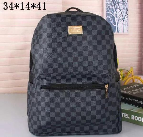 

high-quality men's backpacks bags women fashion pu leather shoulder handbags men travel classic bag*01