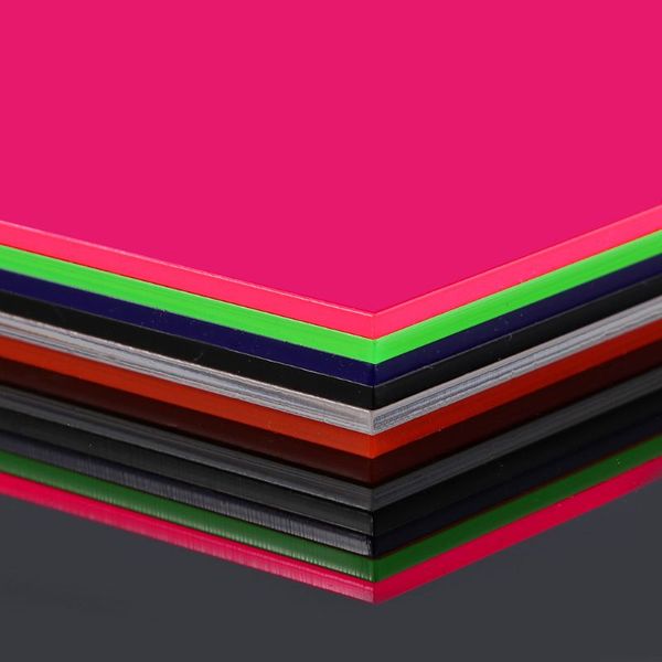 

15*15cm plexiglass board colored acrylic sheet diy toy accessories model making 50pb