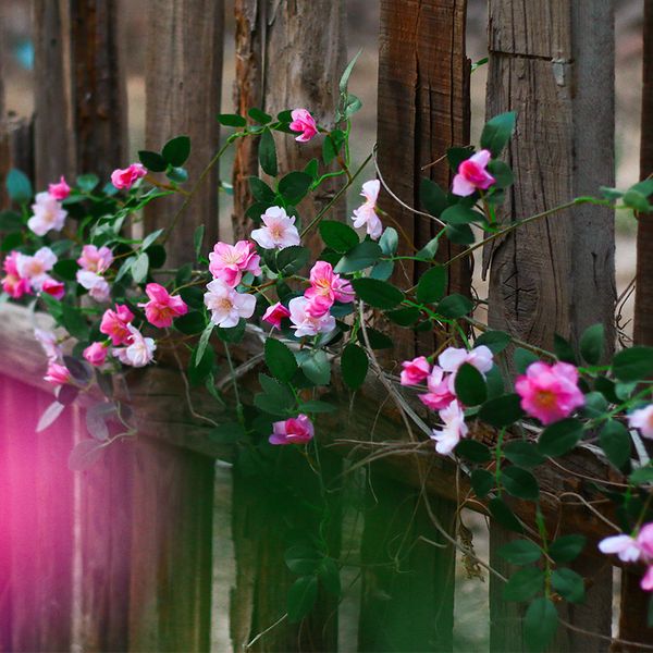 

simulation roses rattan wedding wall background decoration artificial flower l welcome festival party wall decoration