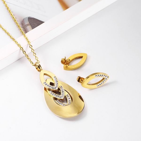 

oufei necklace stainless steel woman jewelry sets women's clothing accessories fashion jewelry bohemian women's pendant, Silver