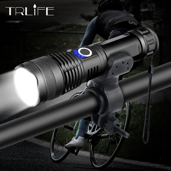 

20000lm xhp50 led bicycle most powerful usb rechargeable usb zoom bike light torch 18650 26650 for outdoor bike light