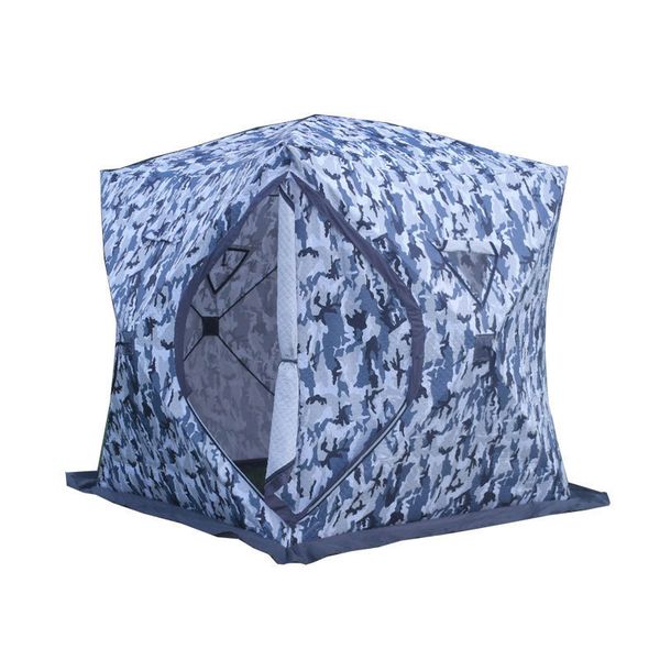 

3-4 person use 200*200*210cm winter fishing use ice fish camping tent plus cotton outdoor winter fishing house