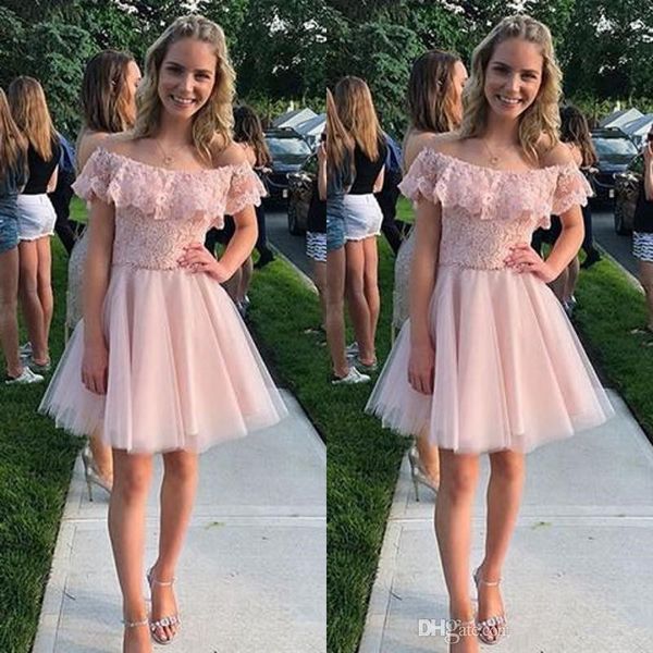 light pink dresses for graduation