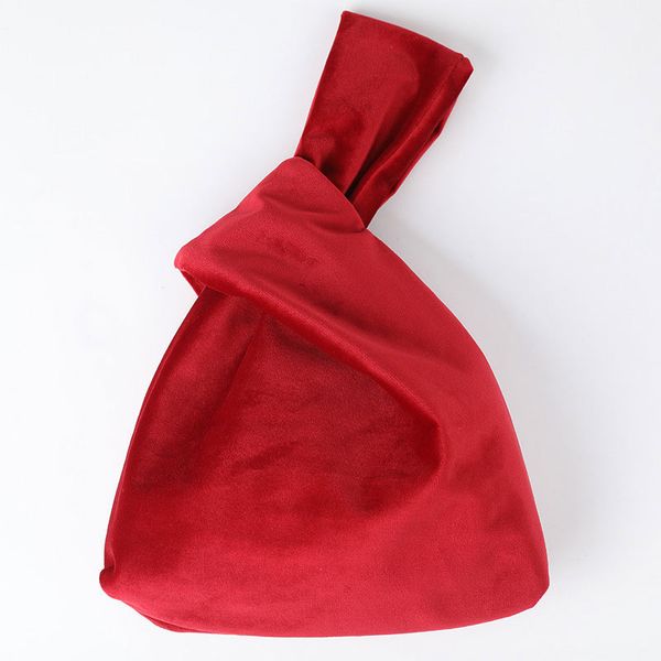 

fashionable women handbag tote satin vintage velvet handbags portable travel bags simple coin purse