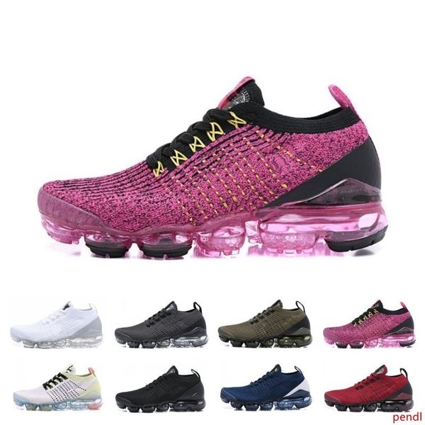 

fly 3.0 men women running shoes triple black white blue knit brand new 3s jogging sneakers designer sport shoes 36-45