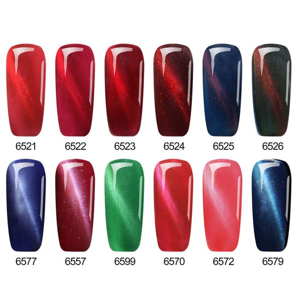 

1 bottle uv gel nail polish long lasting shining cat eye gel varnish for manicure pedicure mh88
