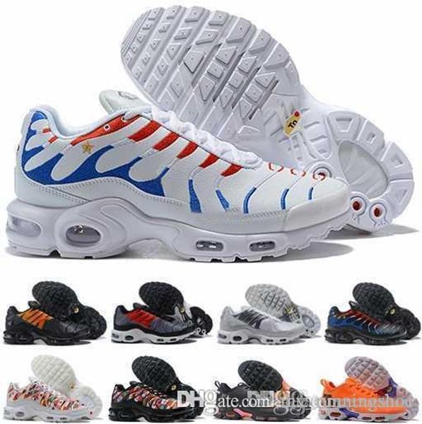 

new mercurial tn plus se 2 world cup international flag france running shoes tns mens womens nic qs air sports sneakers chaussures, White;red