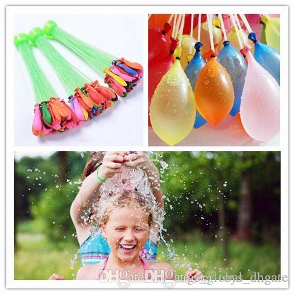 

2017 colorful bunch water balloons game toys amazing magic sport water filled balloons 1lot=20pcs selling 1pcs=3bunches=111balloons