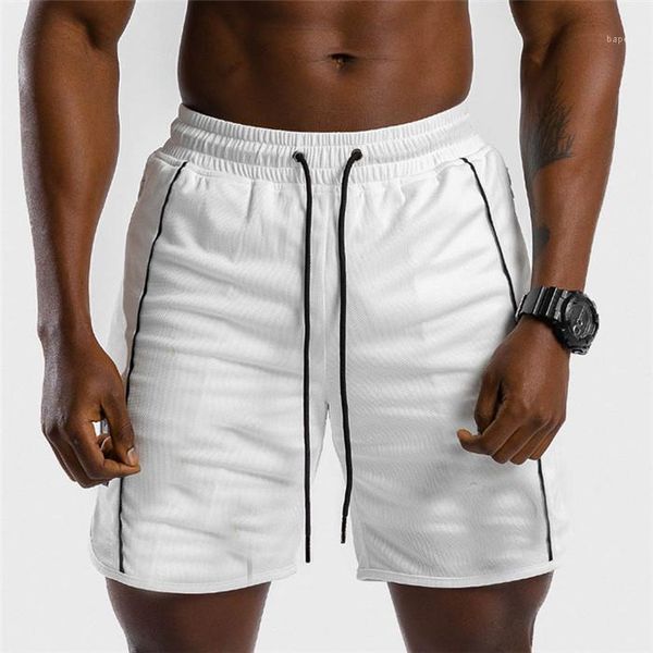 

outdoor casual mid waist straight solid color fashion shorts male designer pants mens lace up sports shorts, White;black