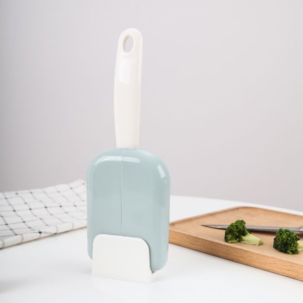

kitchen tool rice server creative stand-up rice spoon storage rack with automatic opening and closing dust cover rice spoon