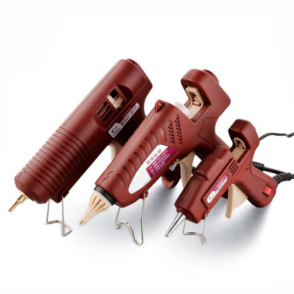 

20w/60w/100w melt glue gun adjustable professional copper nozzle heater heating wax