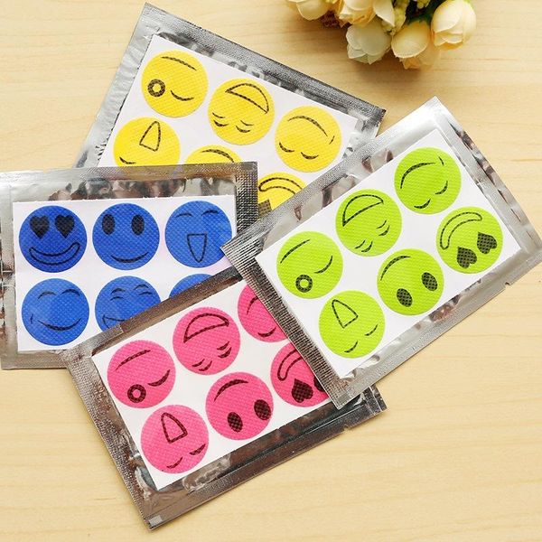 

mosquito repellent patch smile face anti mosquito sticker repeller baby family mosquito killer trap insect pest control