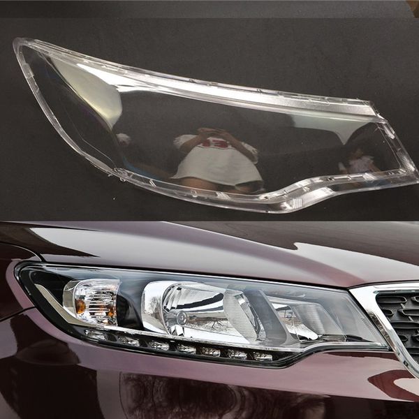 

for kia cerato/forte 2014 2015 2016 car headlight headlamp clear lens auto shell cover driver & passenger side