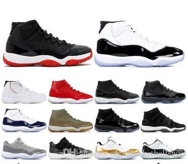 

мужчины 11 баскетбол обувь 11с разводят конкорд платиновый оттенок космический джем гамма синий дизайнер кроссовки мужчины женщины спортивна