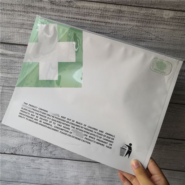

12" x 9" pinch n slide 2.0 astm child resistant exit bags - white - 250 count