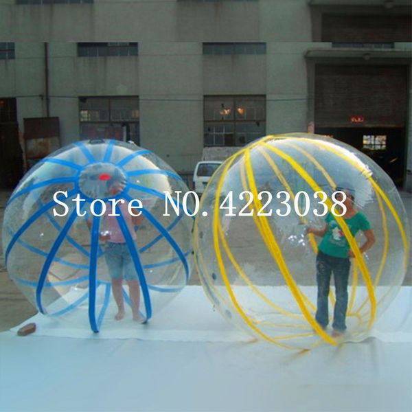 

high qualtity water walking ball diameter 2 m safety load 0.8mm transparent pvc durable and hard