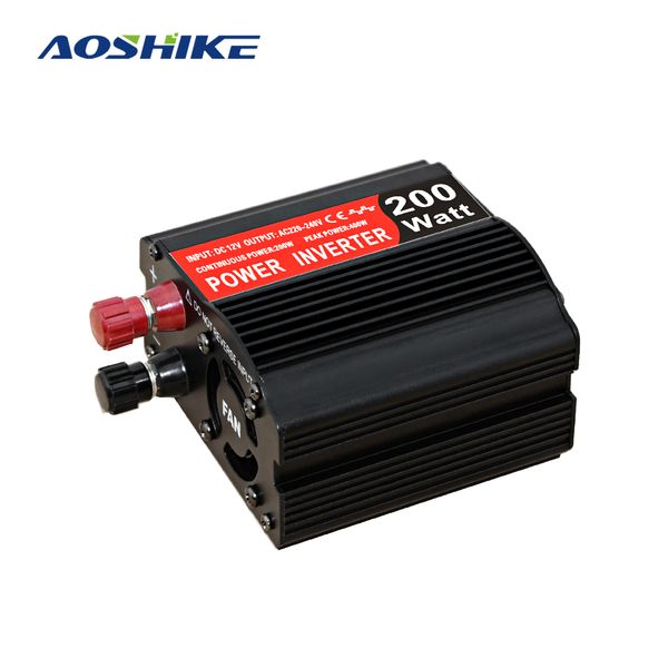 

aoshike inverter dc 12v to ac 220v 150w 200w car power car converter inverters adapter voltage auto power supply inversor