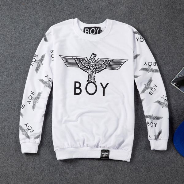 

wholesale winter autumn fashion boy london sweatshirt men women by eagle hip hop casual hoodies brand printed sportswear, Black