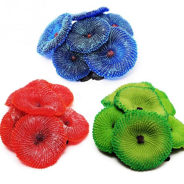 

artificial soft silicone simulation coral wall diy aquarium decoration fish tank sea water plant underwater ornament landscape